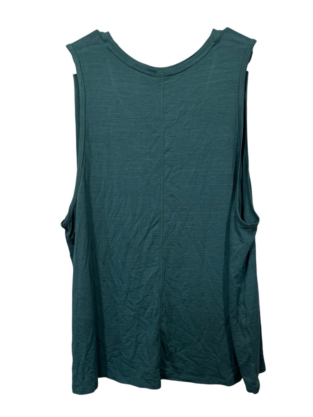 NWOT All in Motion Plus Size Pine Green Muscle Style Athletic Tank Top - Picture 2 of 4